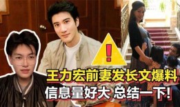 王力宏前妻爆料视频最新,婚姻内幕曝光